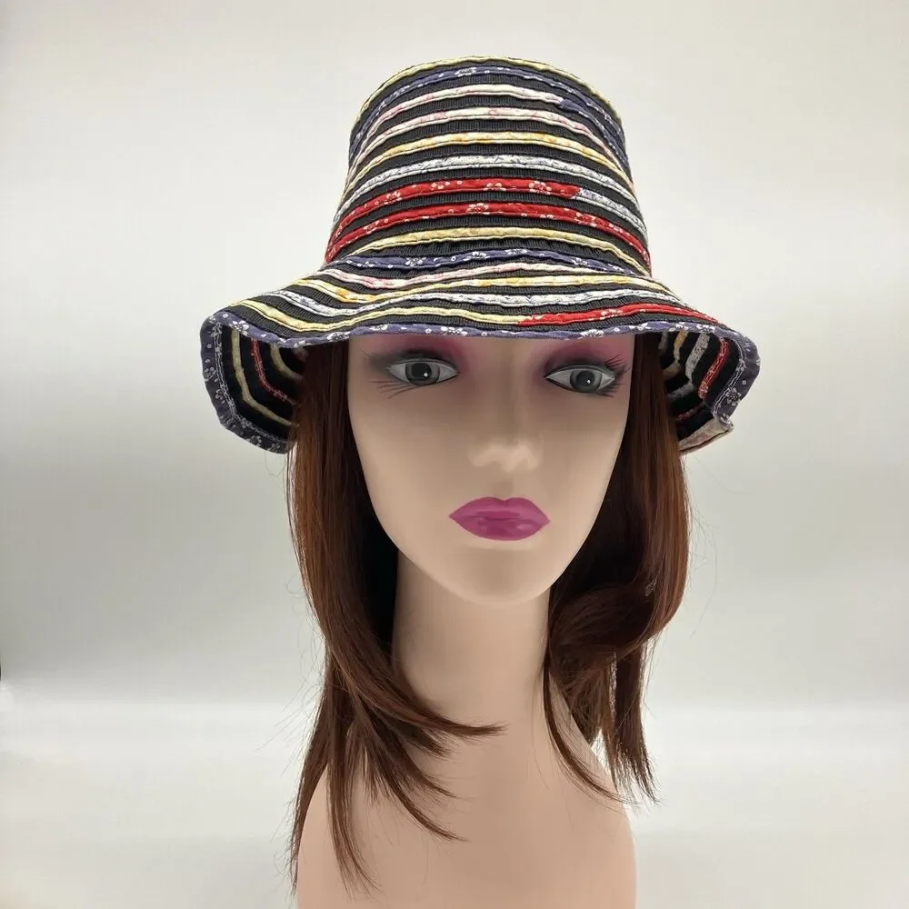 Vintage Bucket Hat Womens Dopamine Quirky‎ Colorful Cool - Picture 7 of 11